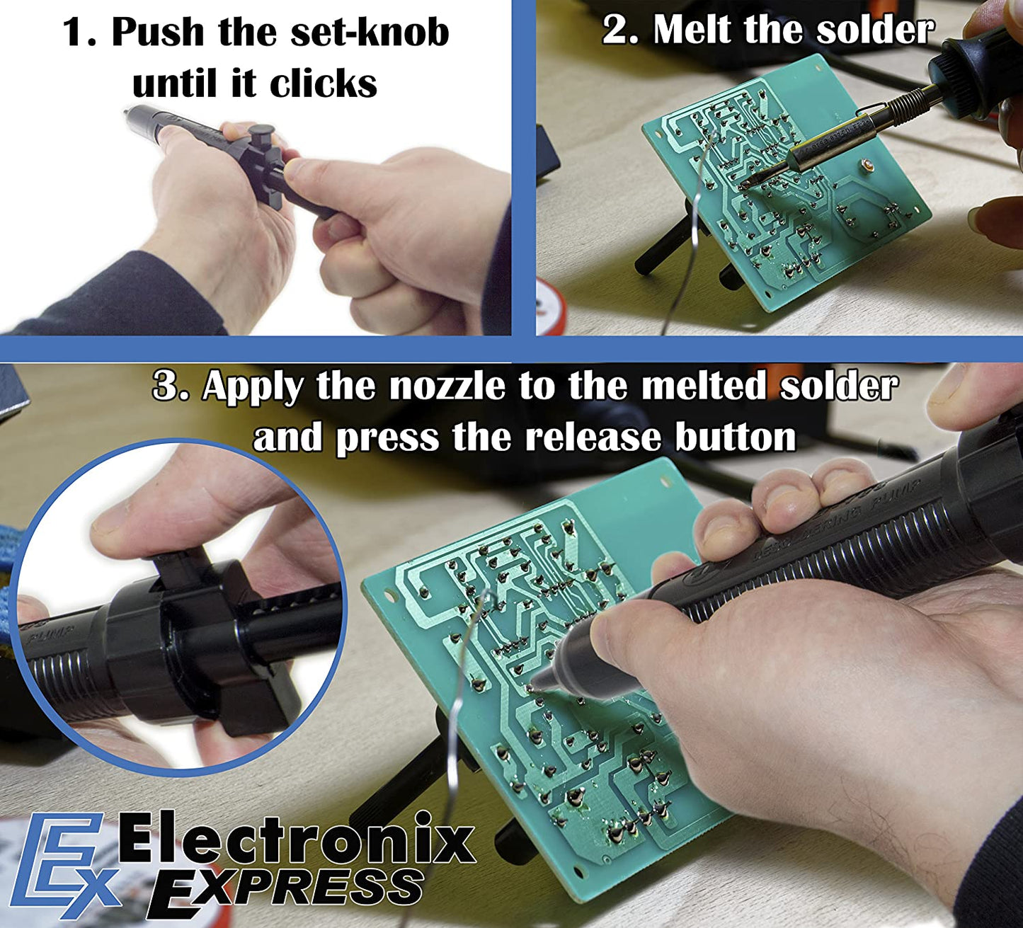 0608RD7382 Desoldering Pump Demonstration